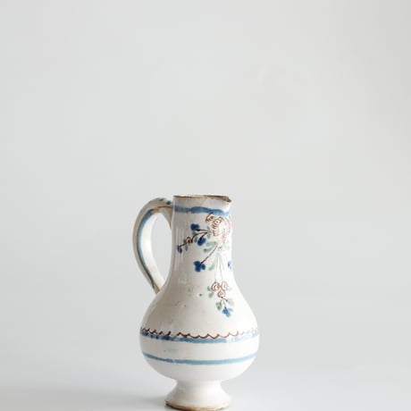 ムスティエ釉 可憐な花の一輪挿し B 金継ぎ moustiers | STORES