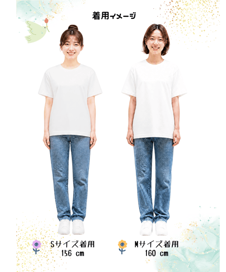 ロータス刺繍Tシャツ ( ロータス / 4.5oz ）