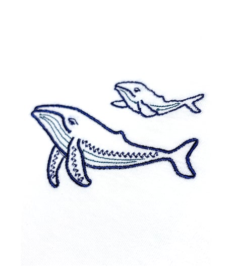 親子クジラTシャツ