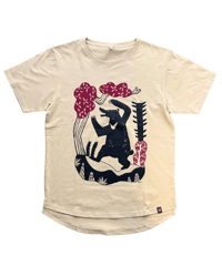 森のクマTシャツ（オートミール）