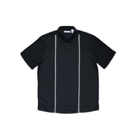 S〜M Cubavera Picksttitch Panel Shirt Shirts Black