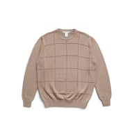 M Geoffery Beene Crewneck Sweater Beige