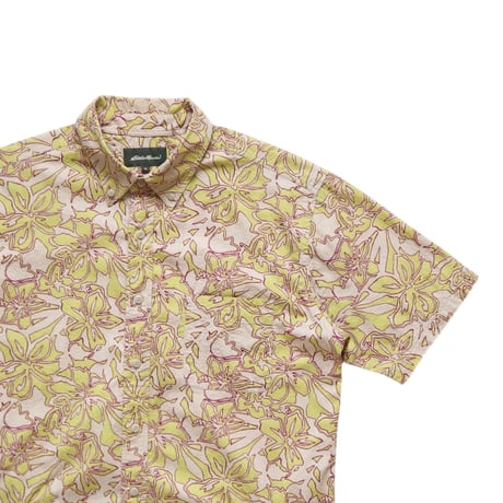 M Eddie Bauer Pattern Shirts Beige