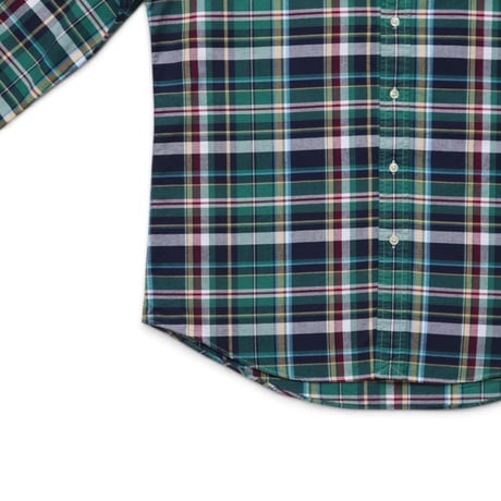 L Polo Ralph Lauren Check Shirts Green