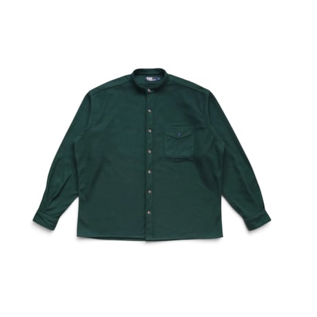 L Polo Ralph Lauren Fleece Shirts Made In USA Green