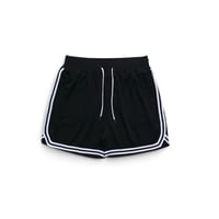L Shaka Wear Retro Basketball Shorts Black