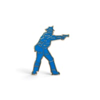 Des Onesize Little Yarmouth Pig Pins Blue