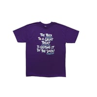 XL Hallmark Cards INC The Trick To A Great Treat T Shirts Purple