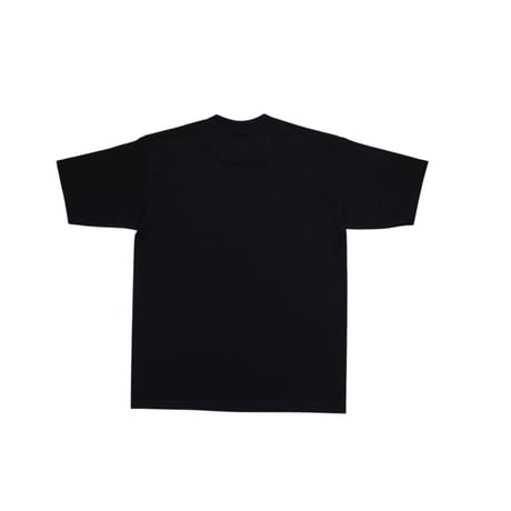 M〜XL Sounds Stacks Logo T Shirts Black × Black