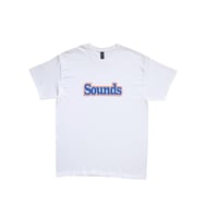 M~XL Sounds Store Logo T Shirts White × Blue × Orange