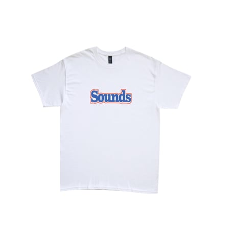 M~XL Sounds Store Logo T Shirts White × Blue × Orange