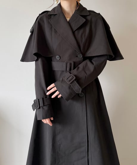 cape flare trench coat(2色)