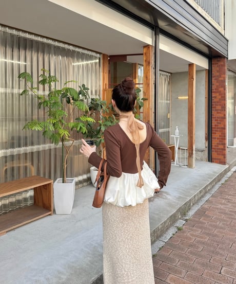 tweed knit i line skirt