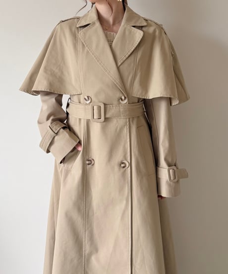 cape flare trench coat(2色)