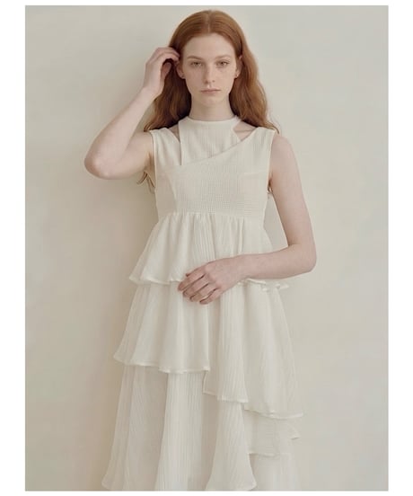 asymmetry airy tiered onepiece