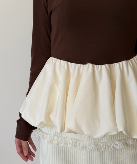 balloon peplum tops