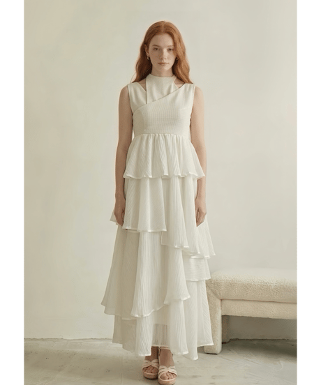 asymmetry airy tiered onepiece
