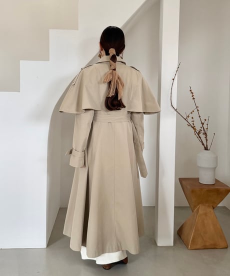 cape flare trench coat(2色)