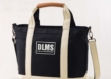 【DLMS】ワックスキャンバス 2WAYミニトートバッグ｜ショルダー付き・Sサイズ