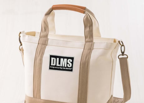 【DLMS】ワックスキャンバス 2WAYミニトートバッグ｜ショルダー付き・Sサイズ