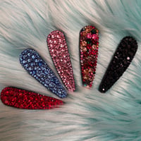 Bling bling color hair clip