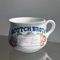 Ceramic soup cup scotch broth