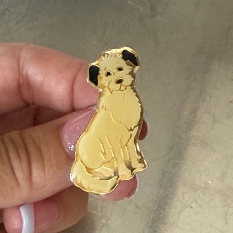 Dog brooch
