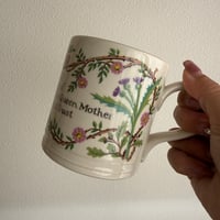 England Boncath Pottery × National Trust Queen Elizabeth The Queen Mother ceramic mug