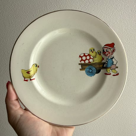 1950's England Norfolk Pottery plate