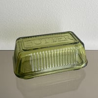 Glass butter case