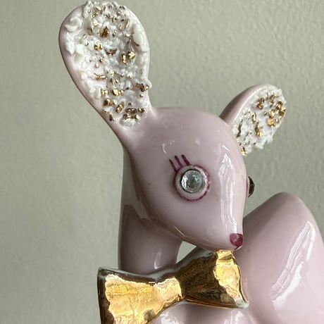 Ceramic pink bambi