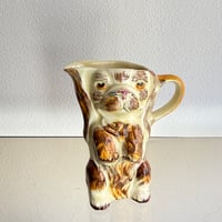 England Keele Street Pottery ceramic dog pitcher