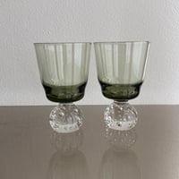 Bubble stem glass small