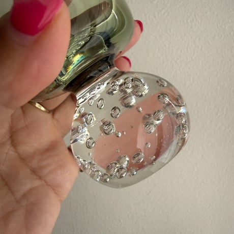 Bubble stem glass small