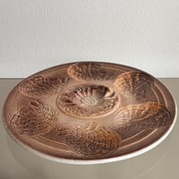 1960's France Sarreguemines oyster plate