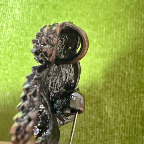 Poodle brooch and charm