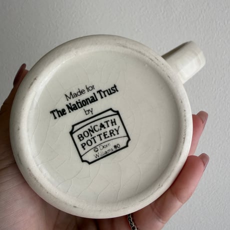 England Boncath Pottery × National Trust Queen Elizabeth The Queen Mother ceramic mug