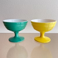 Hazel Atlas milk glass Ice cream cup