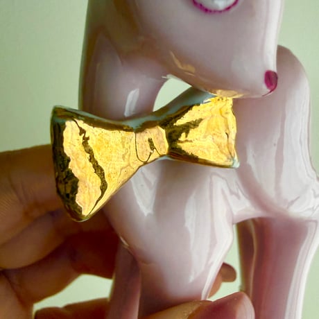 Ceramic pink bambi