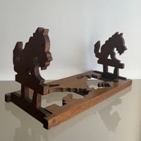Wood book stand