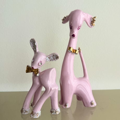 Ceramic pink bambi