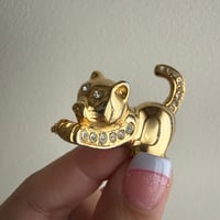 Cat brooch