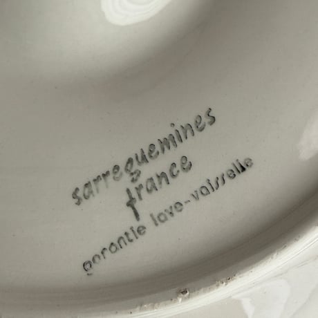1960's France Sarreguemines oyster plate