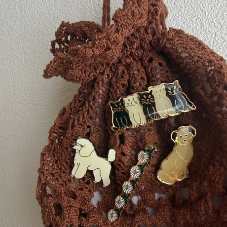 Dog brooch