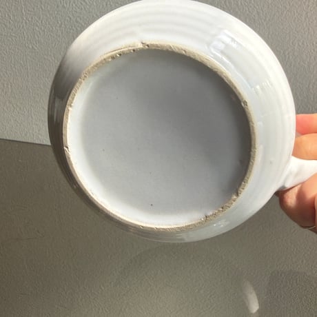 Ceramic soup cup onion soup