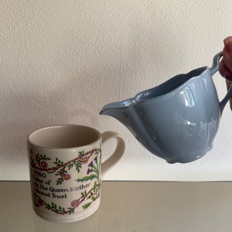 England Boncath Pottery × National Trust Queen Elizabeth The Queen Mother ceramic mug