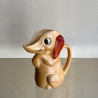 Ceramic dog pitcher