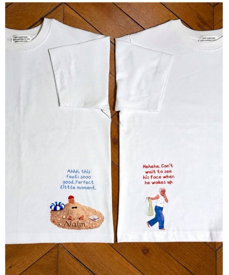 george＆barbara pair tee /  B type