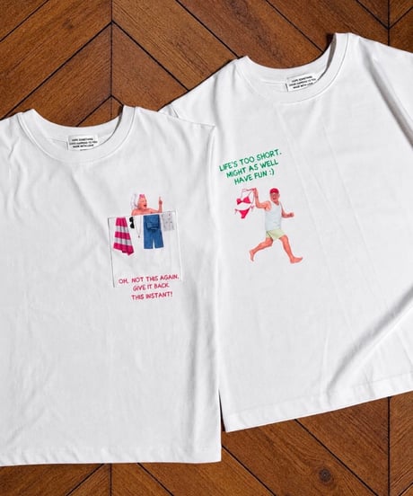 george＆barbara pair tee /  A type