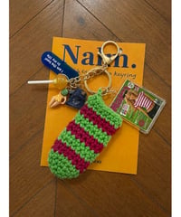 toy pop lip key-ring / kiwi berry